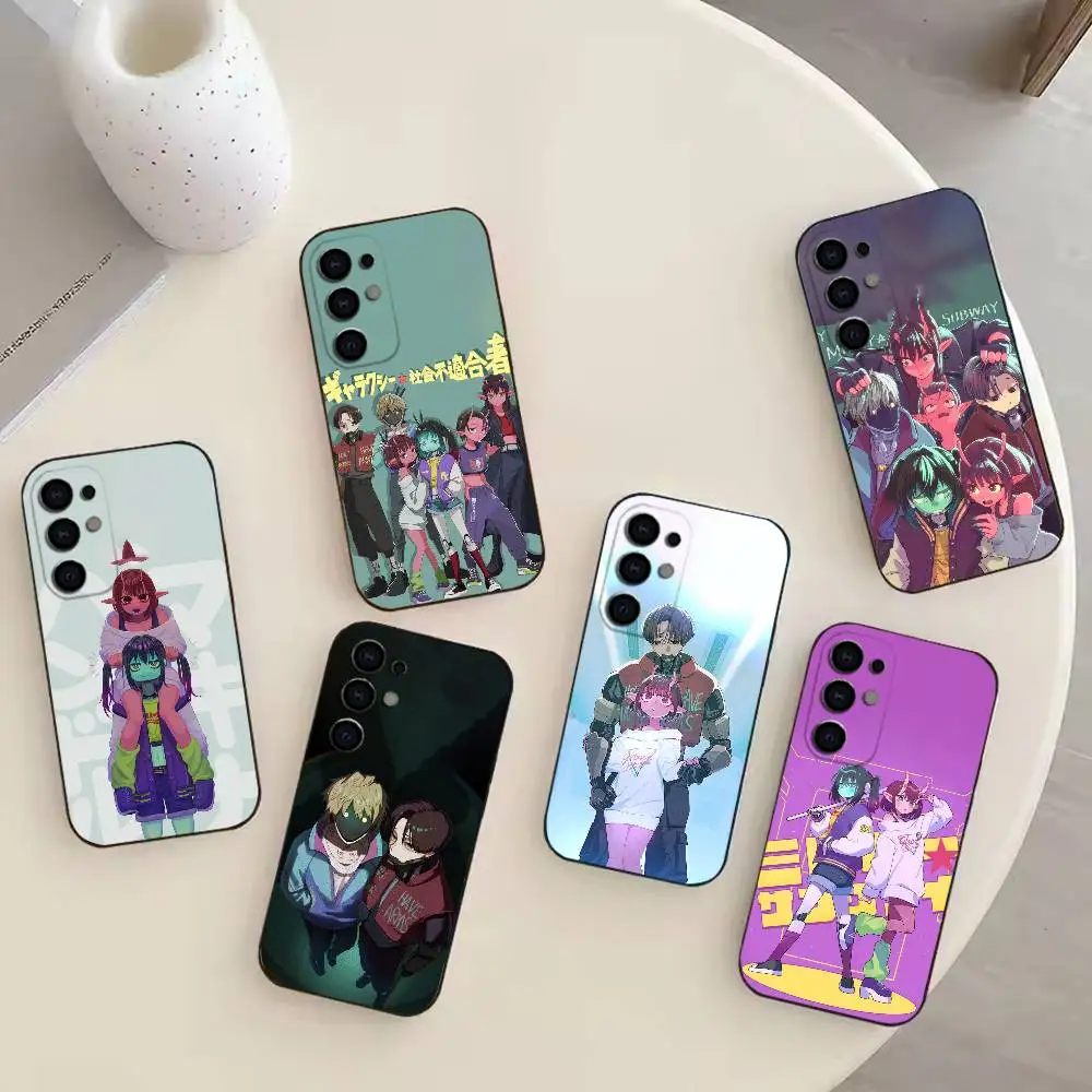 Anime M-Milky S-Subway phone Case For Samsung S26,25,24,21,22,23,30,20,Ultra,Plus,Fe,Lite Black Soft Cover