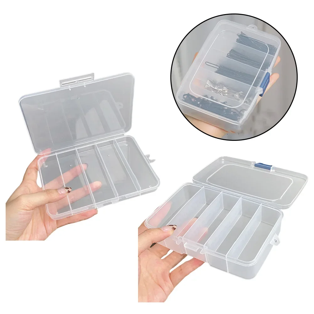 Practical Storage Box Portable Box Compartment Easy To Carry Lightweight Multiple Compartments Plastic Storage