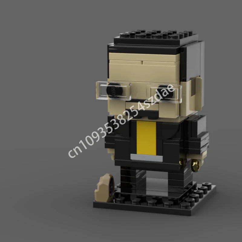 

94pcs MOC Uncut Gems Howard Ratner/Howie Brickheadz Building Blocks Christmas toy Gift Educational Constructing Adult