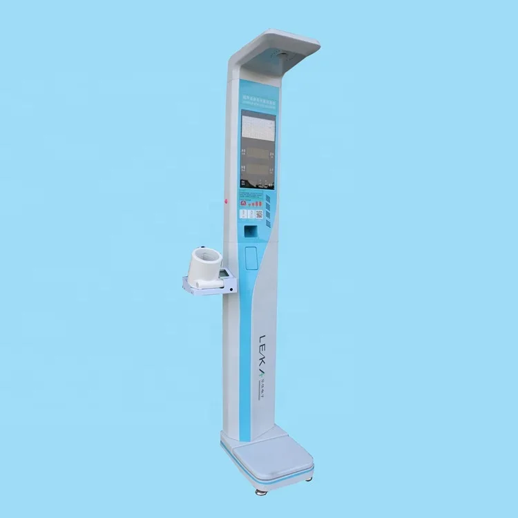 Ultrasonic And Luxury Physical Examination Instrument Automatically Measure Height And Weight Blood Pressure HW-VE