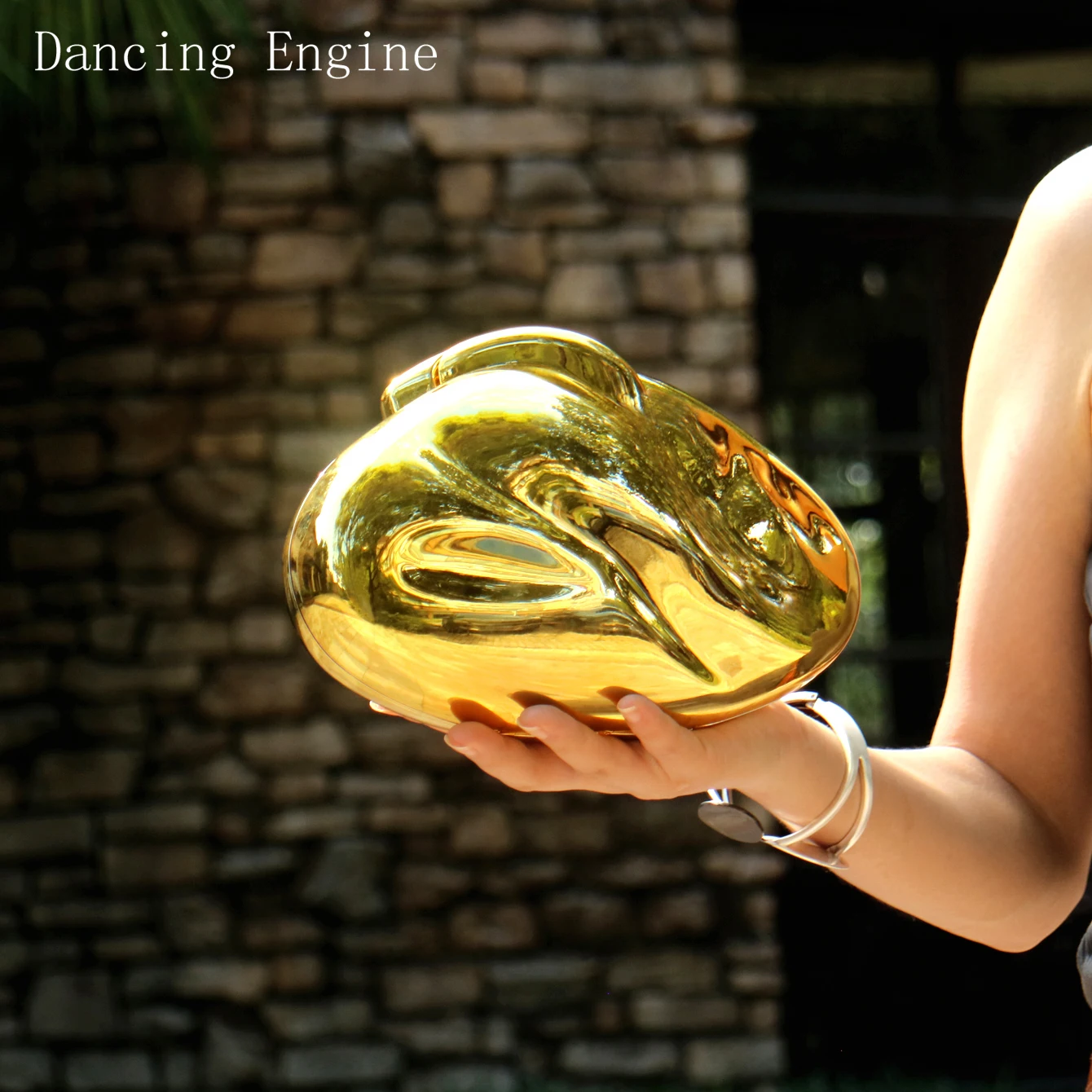 Goldene Tasche Geldbörsen und Handtasche Luxus Designer Umhängetasche Geldbörse Damentasche Hochzeit Abend Clutch Bag Partytasche
