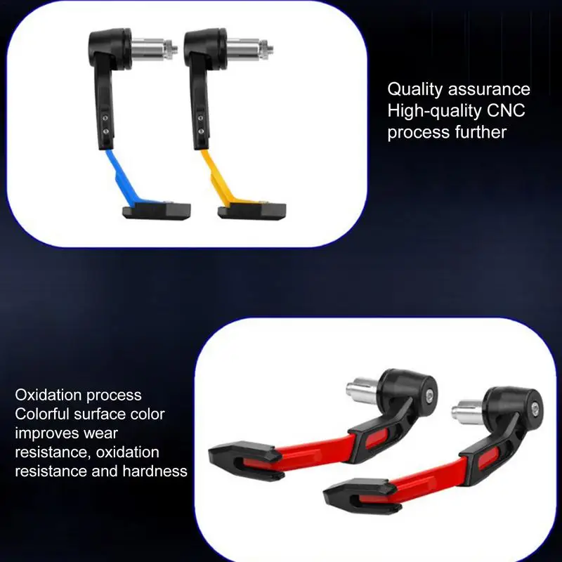Motorcycle Handlebar Protector Aluminum Clutch Brake Handlebar Protector Brake Clutch Lever Guard Handlebar Protectors Falling