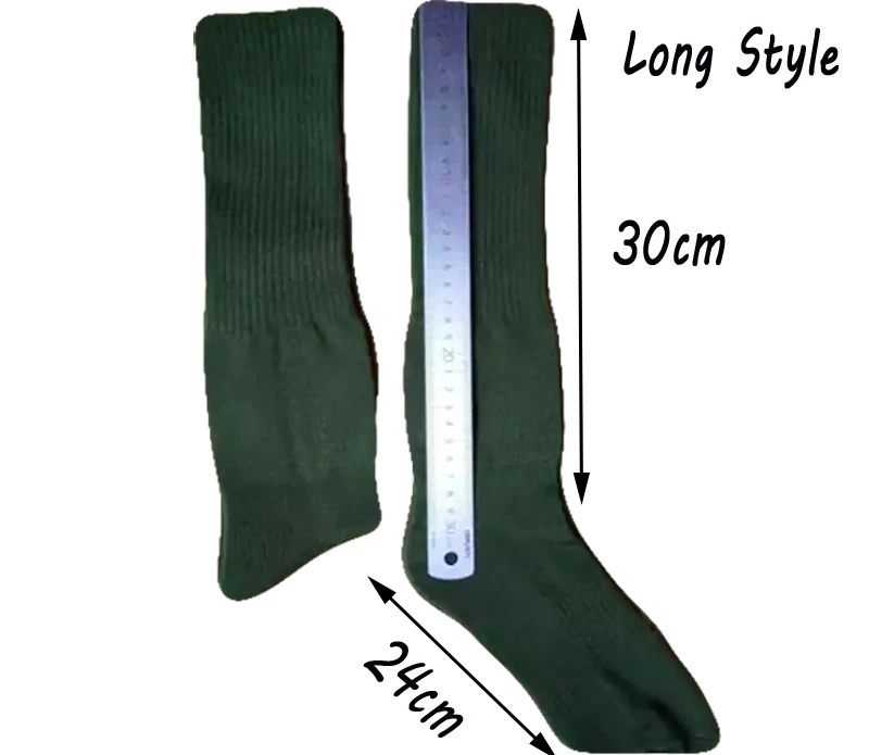 3 Pairs Men Compression army green Sports Military Socks Stockings Thicken Long Resisting Men's Sock Cotton Army Socks