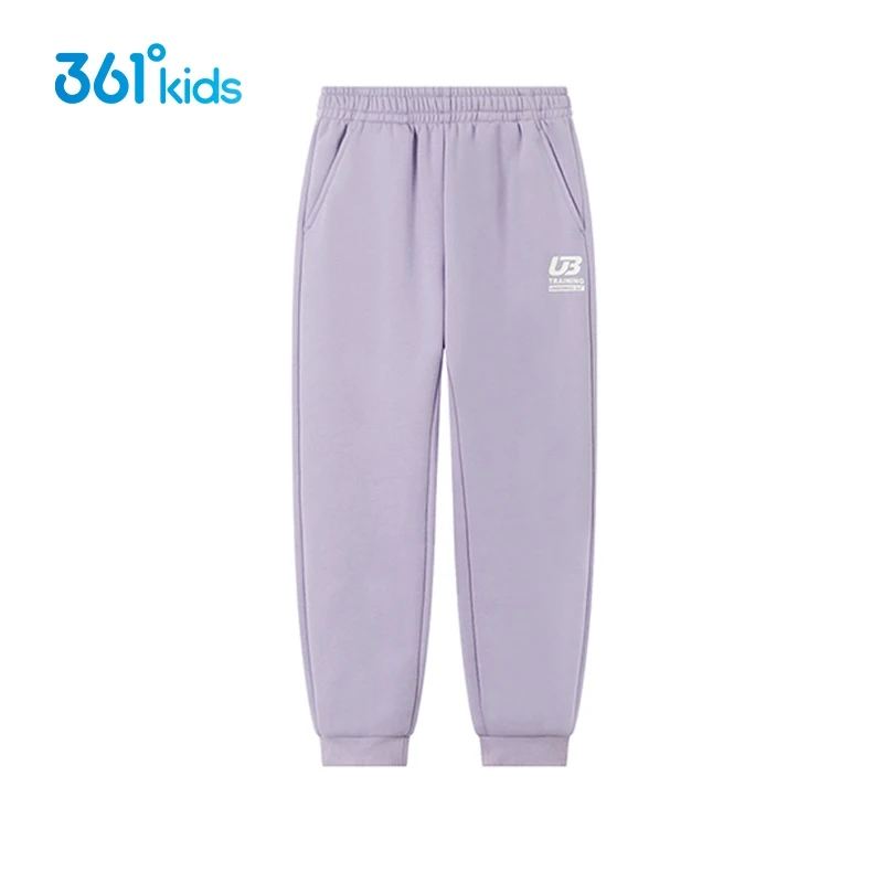 

361 Degrees Kids Boys And Girls Trousers Padded Sweatpants Middle And Large Children Casual Warm Pants