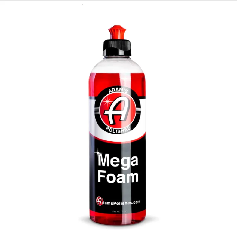 

Автомобильное мыло Adam's Mega Foam (473 мл), нейтральное по pH, концентрированное моющее средство с пенной насадкой, защищает лакокрасочное покрытие автомобиля, воск и керамические покрытия.