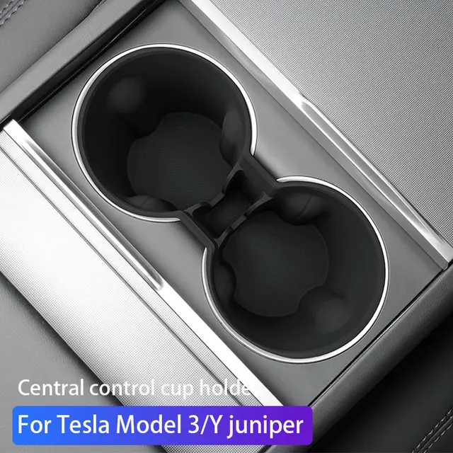Uchwyt na napoje do Tesla Model Y 2025 juniper/Model 3 2024 2025, uchwyt na kubek do konsoli środkowej, akcesoria do wnętrza samochodu