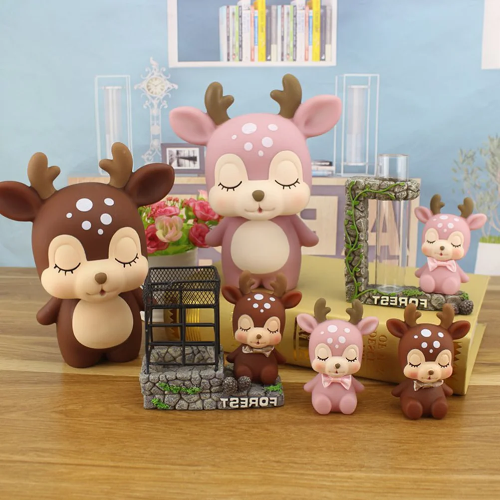 Girls Toys Mini for Kids Piggy Bank Cartoon Deer Coin Electronic Baby Child