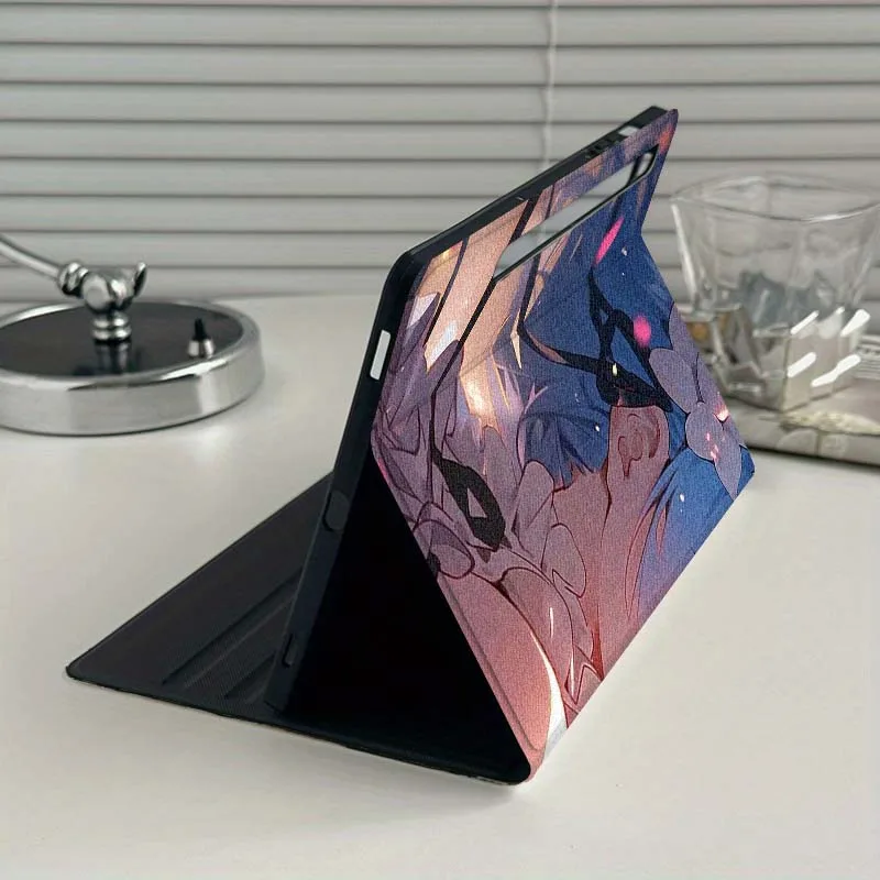 Rem Art شعبية جميلة لسامسونج غالاكسي تاب S9 S10 S6 S7 S8 FE زائد لايت بوصة غطاء قابل للطي اللوحي #3