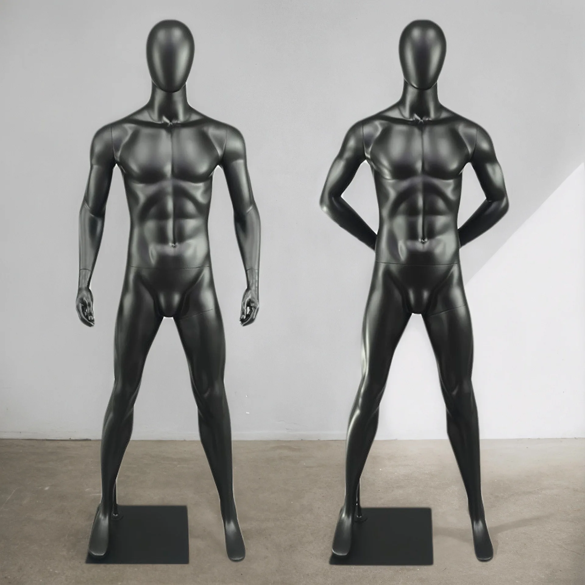 Model Props Women's Sportswear Display Stand Vest Men's Standing Full Body Dummy Back Hand Muscle Doll