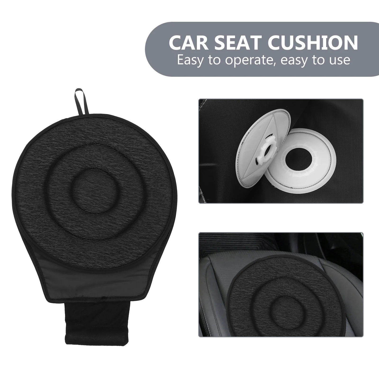 Multifunctional Chair Cushion Car Rotating Swivel Pad Seat Reusable Revolving Baby High