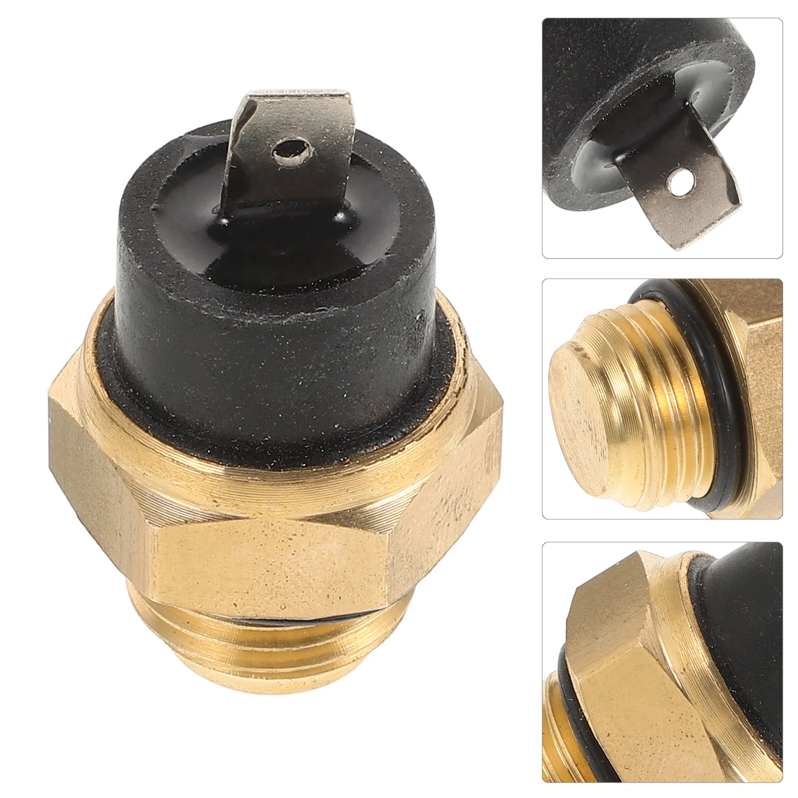 

Motorbike Radiator Fan Temperature Detection Switch Metal Thermostat Switch Efficient Cooling Reliable Temperature Detection