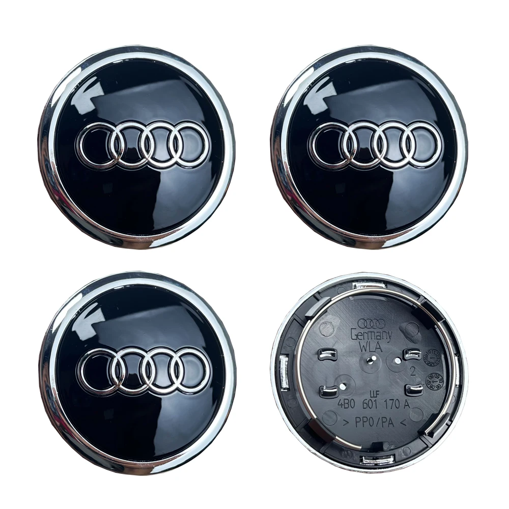 4 Stück für Audi Quattro A1 A2 A3 A4 A5 A6 A7 A8 S3 S6 Q3 Q5 7 Auto-Styling Radnabenkappen Ersatzabdeckungen 60mm 61mm 69mm 68mm