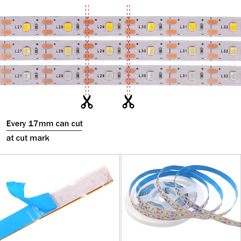 5V Led Strip Light Tape USB SMD 2835 DC5V Christmas Lights Leds Cabinet Lighting For Room TV Backlight Decoration Night Lamp