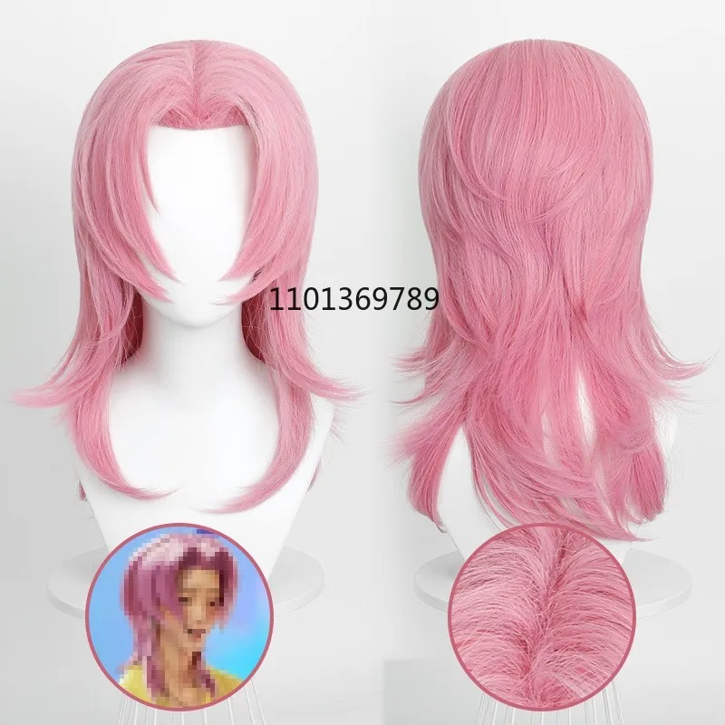 Saja Boys Jinu bébé Abby mystère Romance Cosplay perruque Kpop chasseurs de démons Cosplay résistant à la chaleur cheveux synthétiques Anime perruques + WigCap