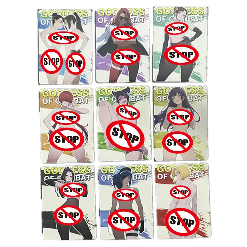 

9 шт./компл., конкурентоспособная анимация, король бойцов, Шимми для взрослых 18+, сексуальная телесная карта для хобби, конкурентоспособная игра, подарочная коллекционная карта