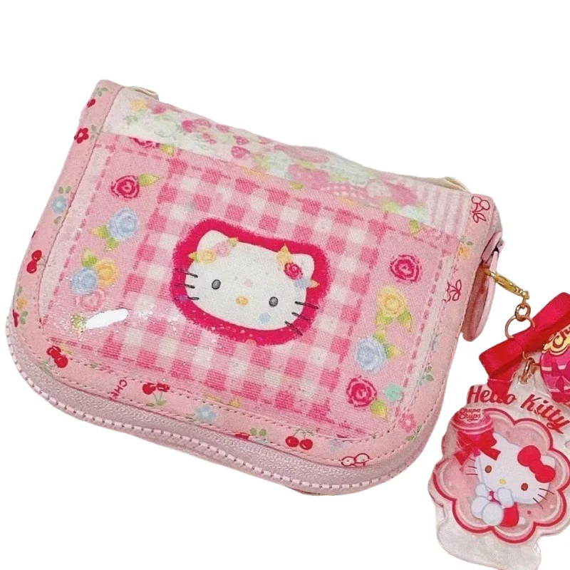 

Косметичка Hello Kittys Girl Printing Card Pack Мультяшная милая аниме-фигурка Kawaii Мультфильм Студент Портативная печать