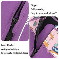Traje de neopreno infantil anti-UV una pieza para surf