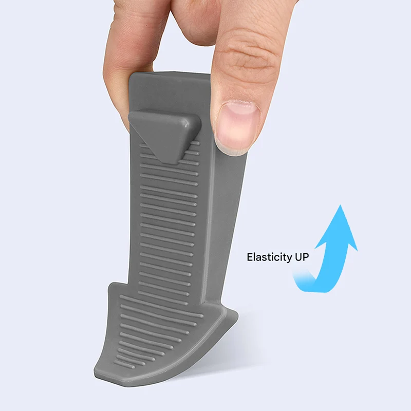 Arrow Door Stopper Thickened Fixed Punch-Free Windproof and Wear-Resistant Transparent Living Room Door Backstop