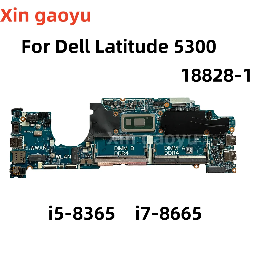 18828-1Original For Dell Latitude 5300 Laptop Motherboard CPU:i5-8365 i7-8665 CN-0M4J82 M4J82 1XY7X 01XY7X Test perfectly