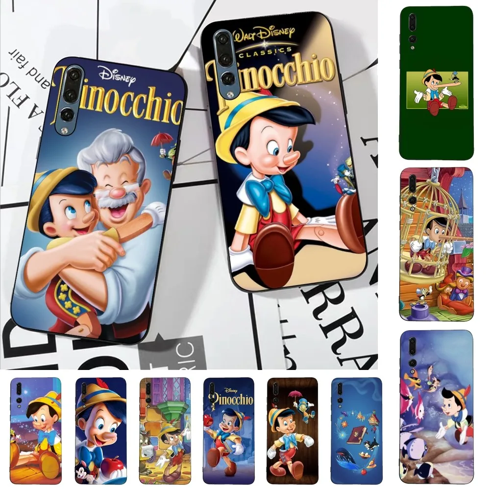 Disney Pinocchio Phone Case For Huawei P 8 9 10 20 30 40 50 Pro Lite Psmart Honor 10 Lite 70 Mate 20lite