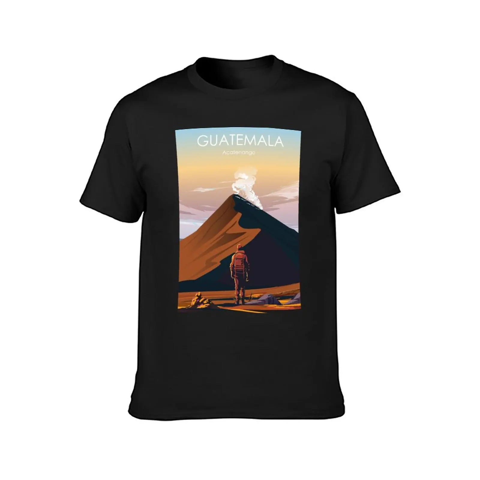 Guatemala volcano acatenango T-Shirt tops korean fashion big and tall t shirts for men