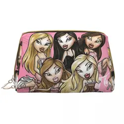 Custom Bratz Rock Angelz borsa cosmetica da viaggio donna Cartoon Anime Movie Toiletry Makeup Organizer Lady Beauty Storage Dopp Kit