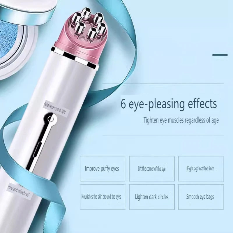 Electric Eyes Massage Beauty Device, Lighten Dark Circles Bags Eyes, Fight Fine Lines, Improve Eyes Puffiness, ESM, Usb MY-009