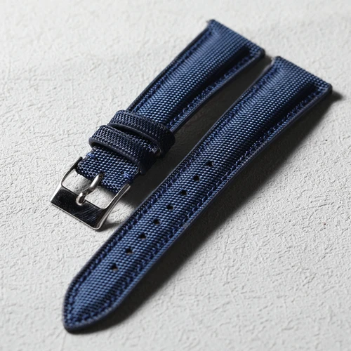 Imagen 2 del producto Correa de apertura rápida de tela Oxford hecha a mano, 18 19 20 22MM compatible con cadena de reloj antigua tamaño S M correa de reloj de estilo retro