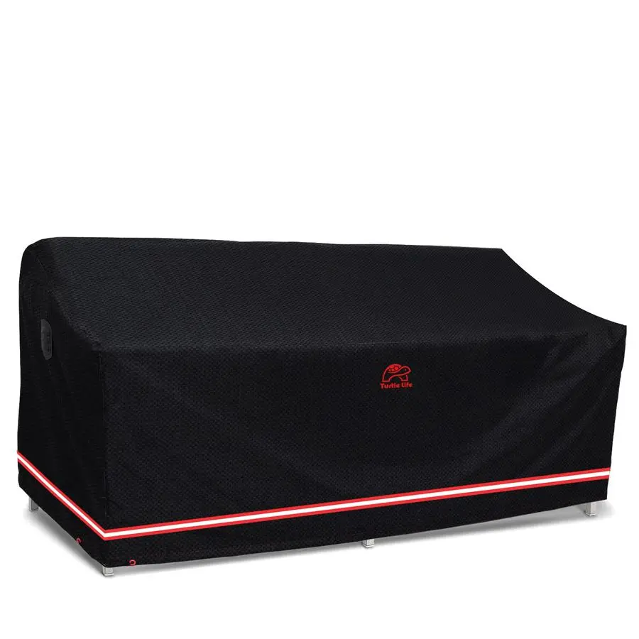 

Чехол для садовой мебели, уличный, сверхпрочный, износостойкий, УФ-стойкий, водонепроницаемый, не выцветающий чехол для двухместного дивана с 2 улучшенными вентиляционными отверстиями и 2 пряжками