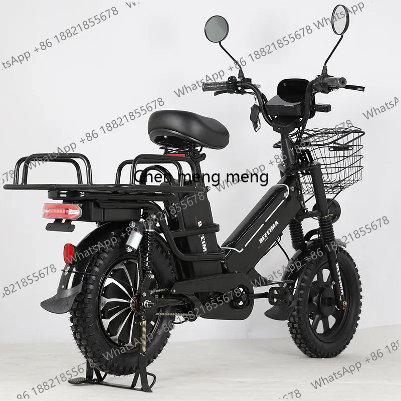 XNew dual battery 16 inches, electric bicycle express food delivery, lithium battery scooter - view 3