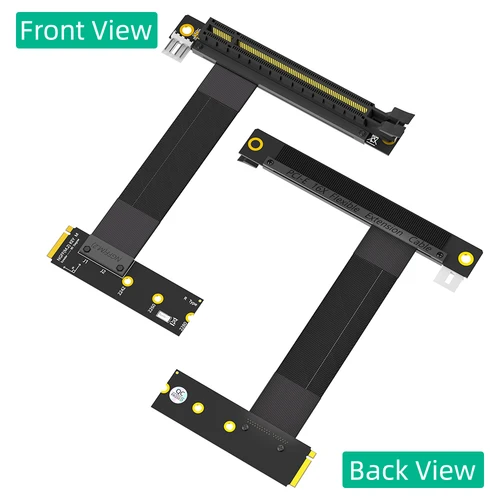 Imagen 2 del producto Para M.2 NGFF Key M a PCI-e 16x GTX1080ti RX580 tarjeta gráfica Riser tarjeta adaptadora Nvme a PCI-e PCI-Express 16X Cable de extensión