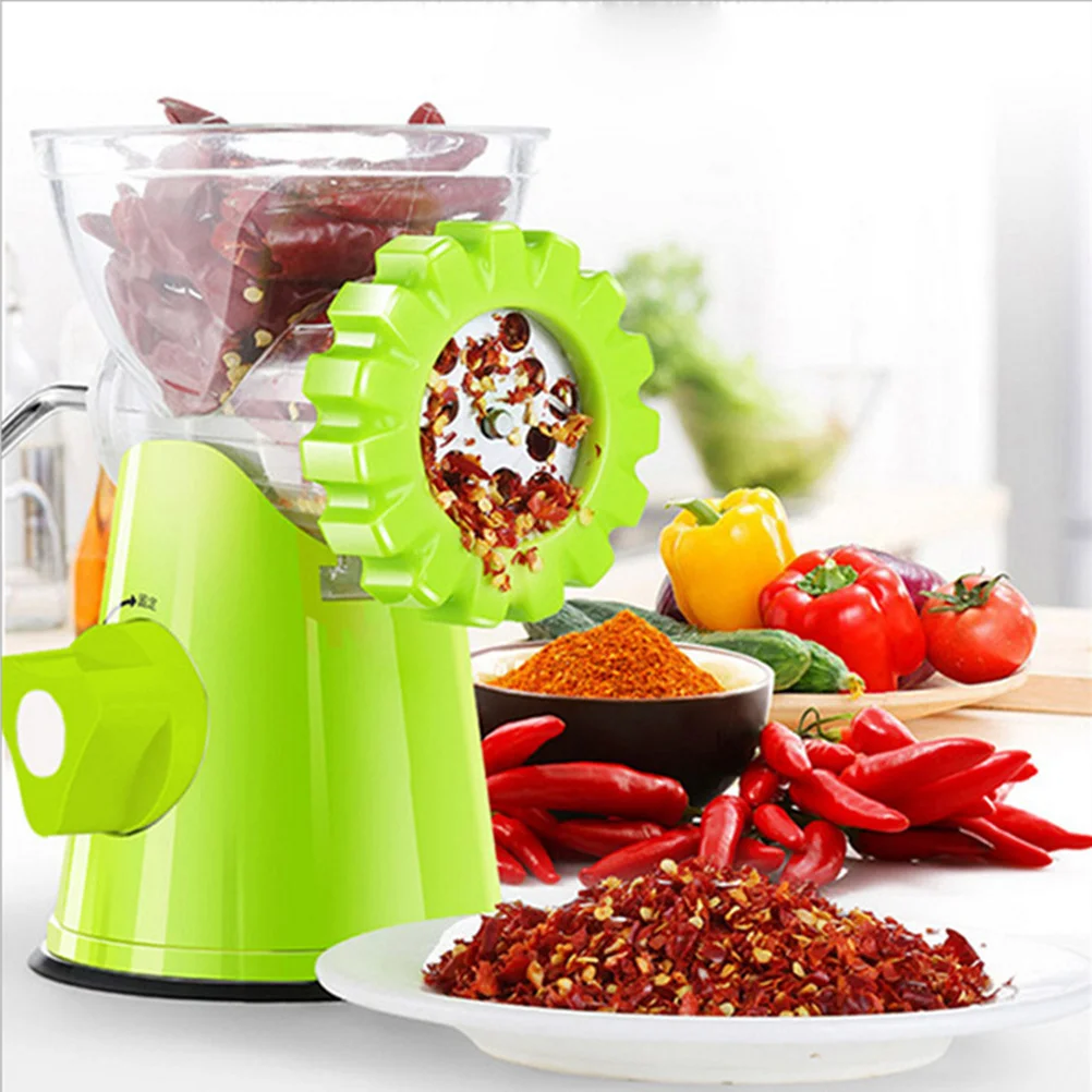 

Manual Meat Mincer Large Capacity Hand Crank Kitchen Mincer For Meat Vegetables Nuts Garlic Fruits Dry Hard Foods Powerful