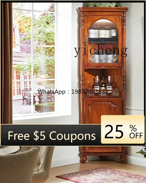 corner cabinet corner rack living room home corner triangular storage cabinet against the wall solid wood