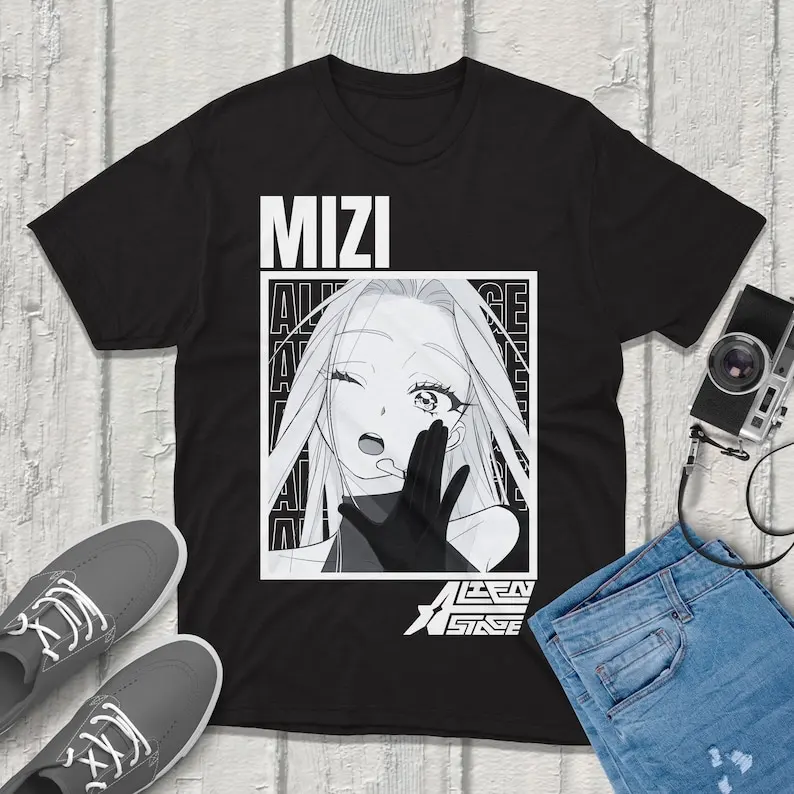 Mizi Alien Stage TShirt Vintage Streetwear Premium Quality Apparel anime tee fanmerch ALNST Merchandise Perfect for Anime Fans