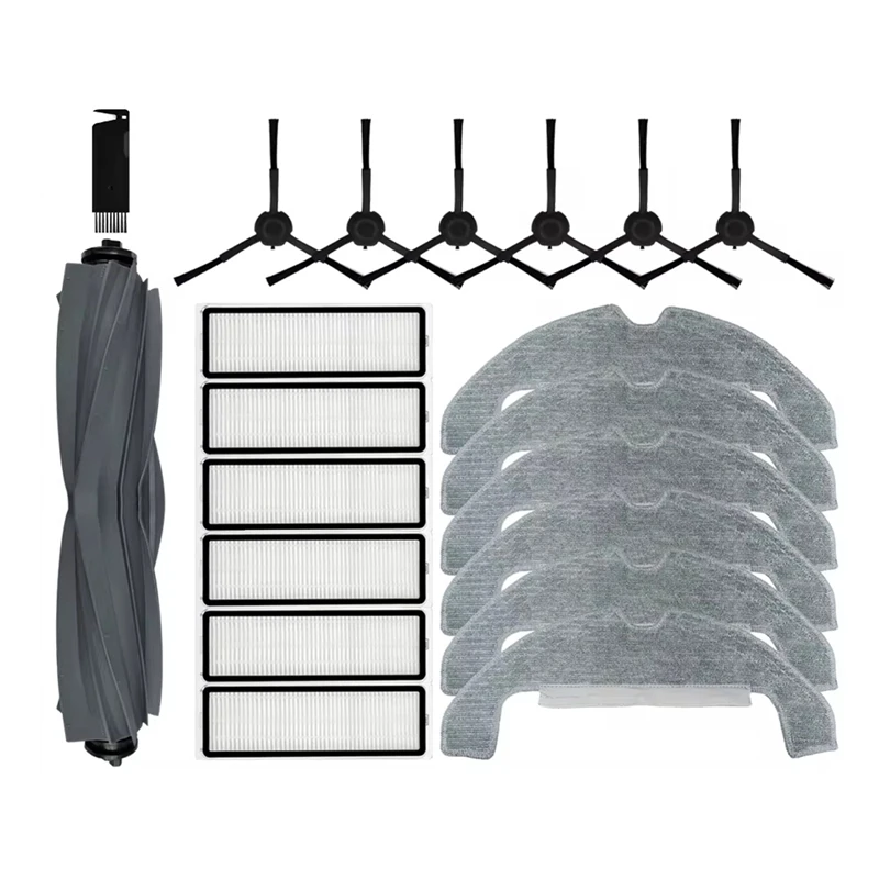 Sanq-ロボット掃除機のスペアパーツ、メインサイドブラシ、モップクロス、HEPAフィルター、ダストバッグ、ラグ、アクセサリー、Dreame d10splusに適合