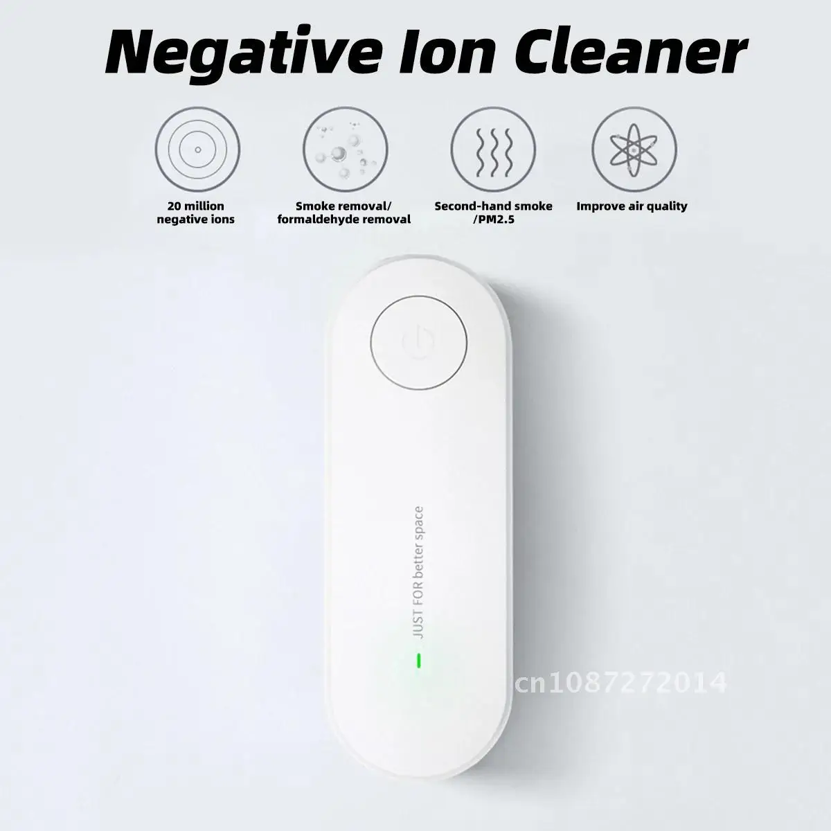 Mini Multifunctional Negative Ion Air Purifier Silent Portable Socket Odor Deodorizer For Office Home purification Air Freshener