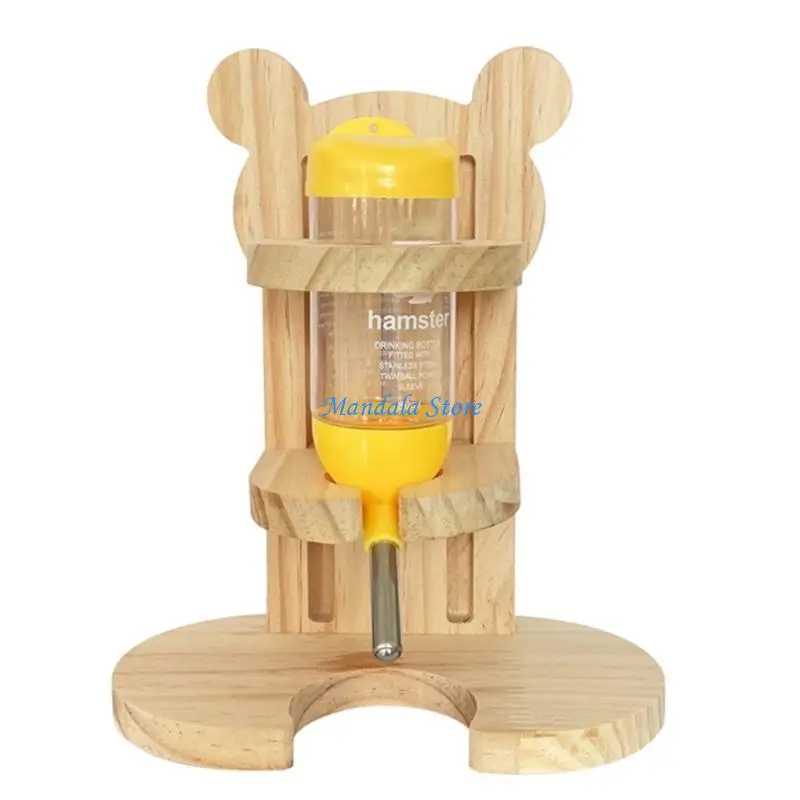 

U2JC Water Bottle with Base for Ferret Hamster Height Adjustable