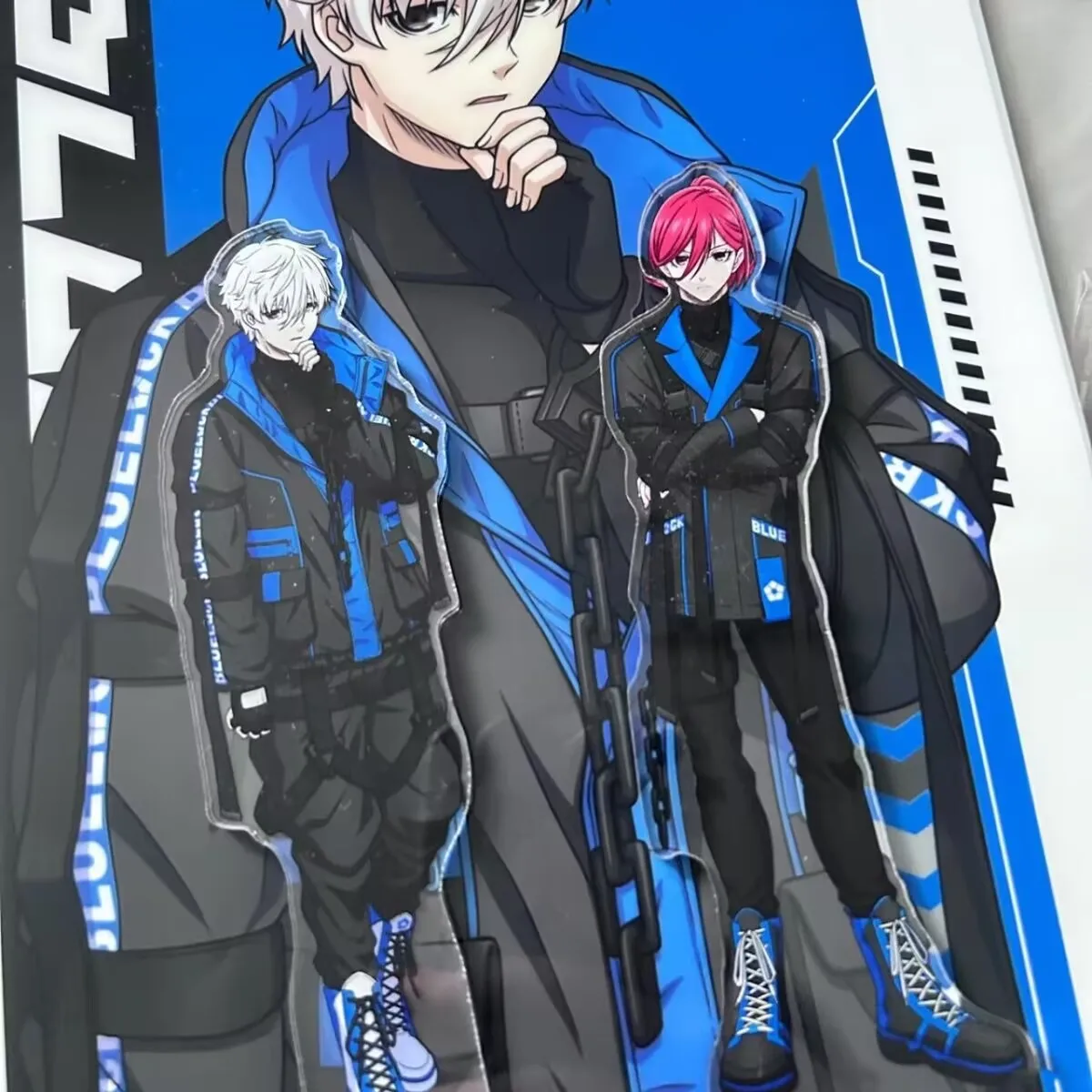 

Self-made "Blue Prison Blue Lock" cyberpunk "Seishilang Thousand Cut Leopard Horse" high-quality appearance acrylic standees