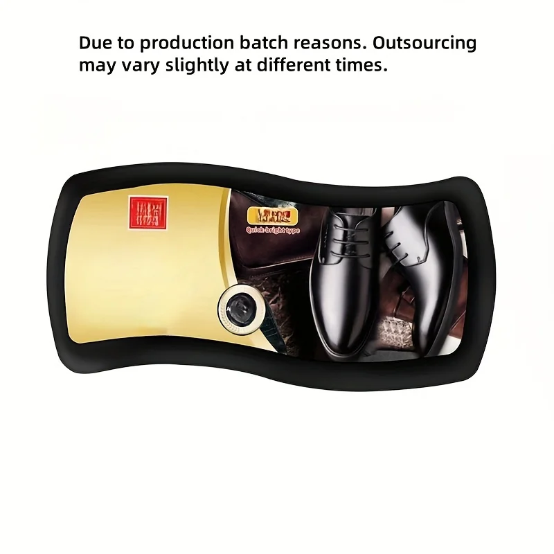 إسفنجة تلميع الأحذية المموجة اللامعة الراقية، حذاء العناية متعدد الوظائف عالي الكثافة، وحقيبة، وملمع السترة #6