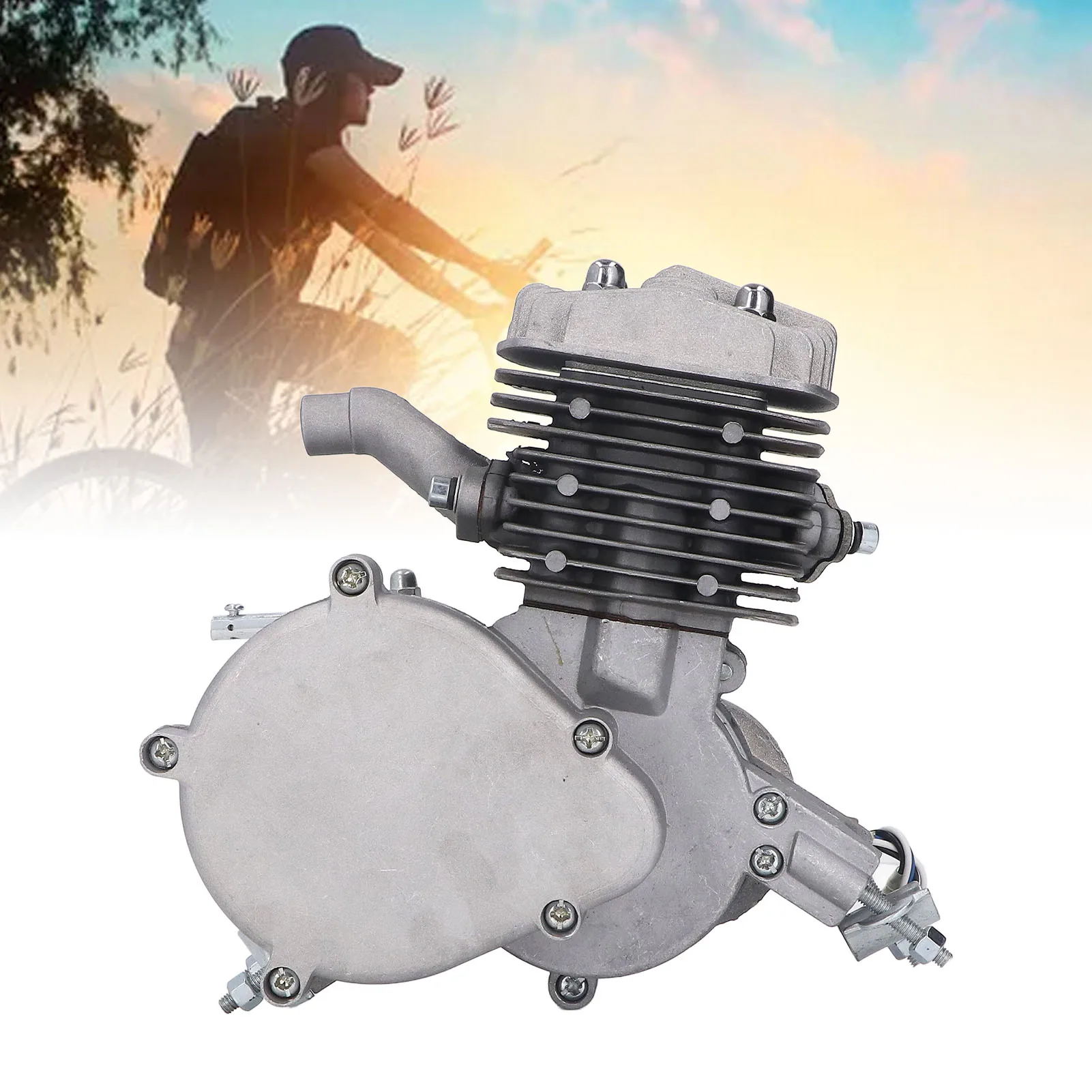 

100CC 2 Stroke Bike Motor Gasoline Engine Single Cylinder Internal Combustion Engine 100CC Engine Engine