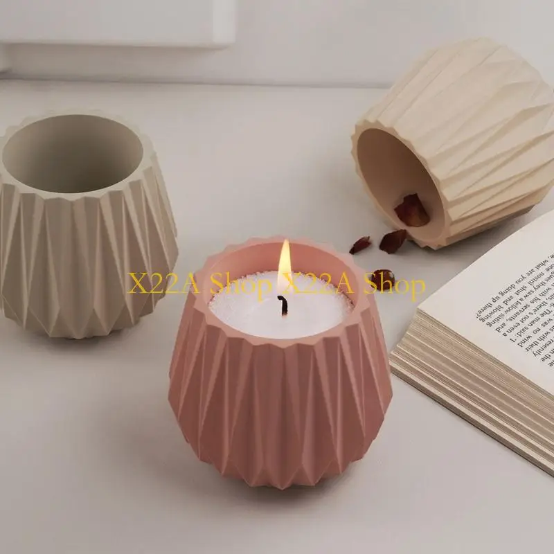 

Уникальная уникальная граненая форма для изготовления чашек для цементных свечей, форма для изготовления чашек для цементных для