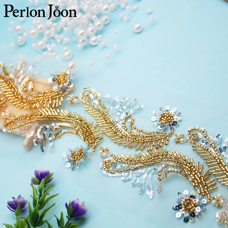 5 ياردة اثنين نمط عرض الزجاج مطرز الترتر تقليد اليدوية شبكة شريطة من الدانتيل تقليم حزام ملابس DIY بها بنفسك اكسسوارات الديكور HB092