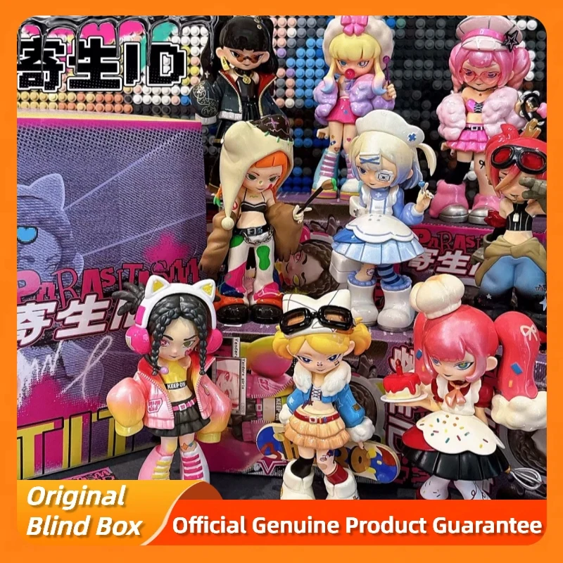 

Genuine Yandere Girls Parasitism Id Series Blind Box Dark Style Desk Decoration Figurine Model Toys Mystery Box Birthday Gift