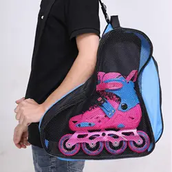 Unisex Roller Skate Bag 3Layers Carrying Skate Carry Case Skating Shoes Storage Bag for Kids Adults Ice Skates Inline Skates