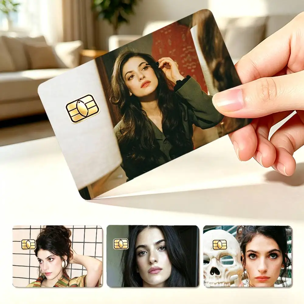 E-Ella Rubin Movie Star  4pcs 1Set Card Stickers Small Waterproof Chip 4PCS Card Sticker Anti-Scratch