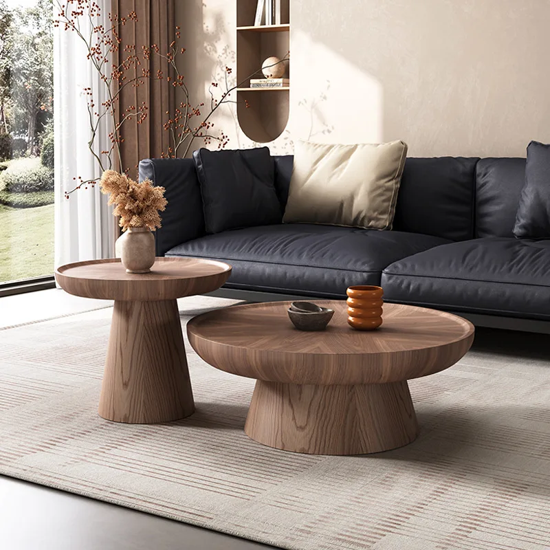 

！@2025 Luxury Minimalist Solid Wood Coffee Table High Sensation New Entry for Home Use for Small Apartments Internet Celebrity