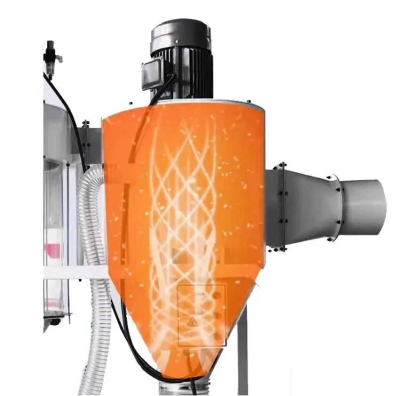 New Three Phase Carbon Steel 5 Two-Stage Hepa Filtration Cyclone Dust Collector for Furniture and Wood Factories