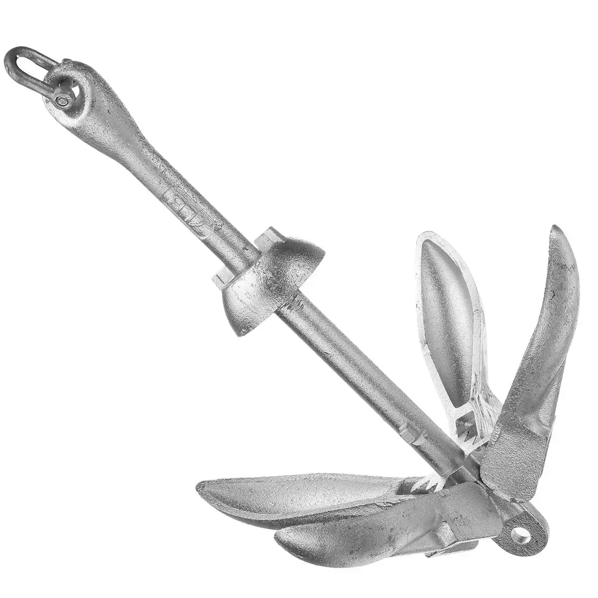 

2.5KG/3.2KG Cast Aluminum Boat Folding Grapnel Anchor Docking Hardware For Marine Yacht Folding Anchor Kayak Canoe