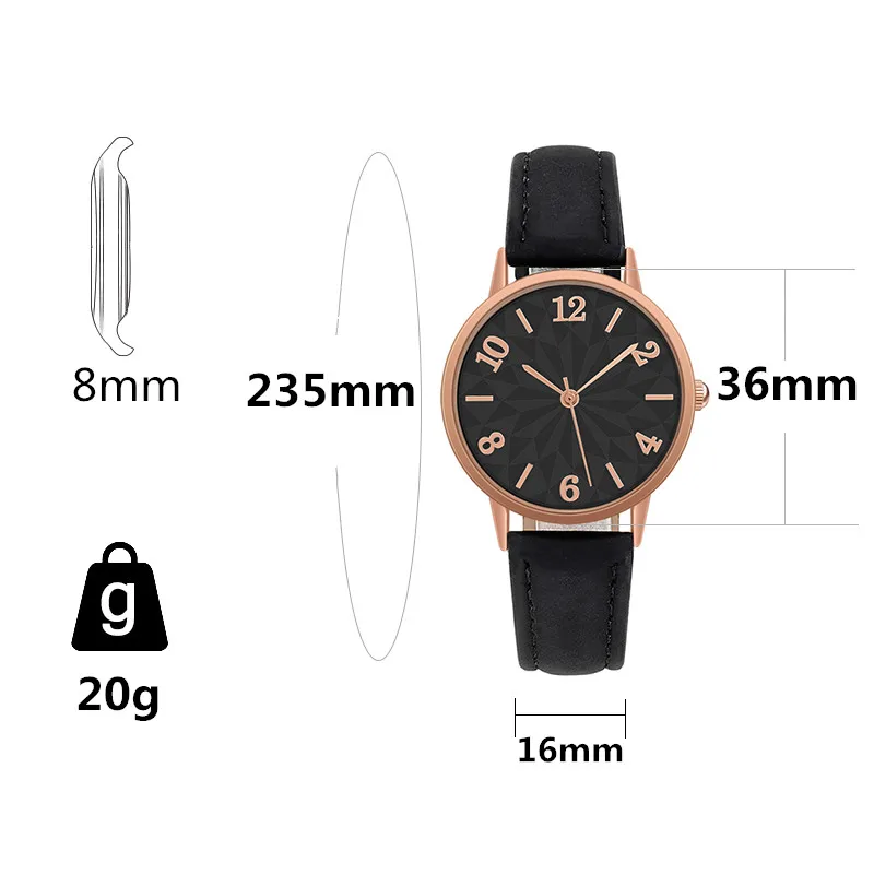 2024 NEW Women\'s Watches Simple Vintage Small  Leather Strap Casual Sport Clock Dress  Quartz Wristwatches Women