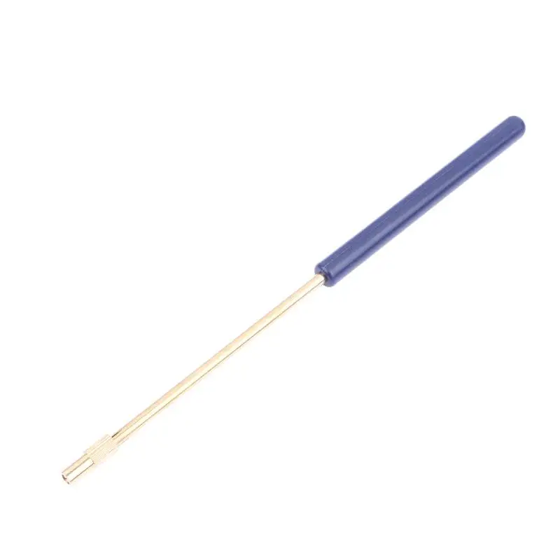 Varilla de Inoculación Microbiológica con Mango de Cobre y Empuñadura de Plástico para Uso en Laboratorio en Cultivos Celulares y Pruebas de Agar
